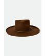 Sombrero Brixton Marlow Rancher Hat color café con ala ancha para mujer posterior