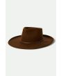 Sombrero Brixton Marlow Rancher Hat color café con ala ancha para mujer