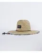 Sombrero protector de paja Hurley Java Straw Hat Khaki para hombre