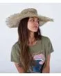 Mujer con Sombrero protector de paja Hurley W' Lisbon Straw Hat Beige