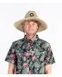 Hombre con Sombrero Protector de Paja Hurley Weekender Lifeguard Hat 