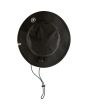 Sombrero de pescador Salty Crew Alpha Tech Boonie negro para hombre superior