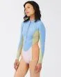 Springsuit de manga larga Billabong 2/2mm Salty Dayz azul celeste para mujer lateral