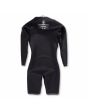 Traje de surf de primavera con manga larga y cremallera en el pecho Volcom Modulator 2/2mm negro para hombre interior posterior
