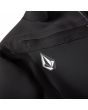 Traje de surf de primavera con manga larga y cremallera en el pecho Volcom Modulator 2/2mm negro para hombre logo stone