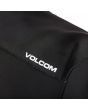 Traje de surf de primavera con manga larga y cremallera en el pecho Volcom Modulator 2/2mm negro para hombre logo espalda