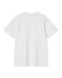 Camiseta orgánica de manga corta Carhartt WIP American Script Ash Heather para hombre posterior