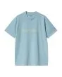 Camiseta de manga corta Carhartt WIP Script Bluebird-Fleur De Sel para hombre