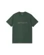 Camiseta de manga corta Carhartt WIP Script T-Shirt Sycamore Tree/Phlox para hombre