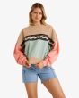 Mujer con Sudadera Oversize Billabong 73 Days Cabo Multicolor