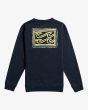 Sudadera Billabong Crayon Wave Boy Azul Marino para niños de 8 a 16 años posterior