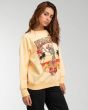 Mujer con Sudadera Billabong Shrunken Buttermilk lateral