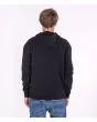 Hombre con sudadera con capucha Hurley One and Only Solid Core negra posterior
