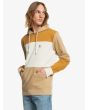 Sudadera con capucha Quiksilver Chromeblock marrón para hombre lateral