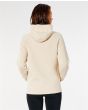 Mujer con sudadera con capucha Rip Curl Anti-Series Base blanco roto posterior