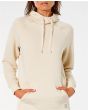Mujer con sudadera con capucha Rip Curl Anti-Series Base blanco roto detalle 