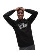 Hombre con sudadera con capucha Vans Off The Wall negra