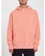 Sudadera con capucha Volcom Flowscillator salmón para Hombre frontal