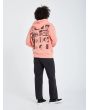 Hombre con sudadera con capucha Volcom Flowscillator salmón