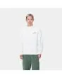 Hombre con Sudadera Carhartt WIP American Script Sweatshirt Blanca 