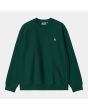 Sudadera Carhartt WIP American Script Sweatshirt verde para hombre 