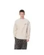 Hombre con sudadera Carhartt WIP American Script Sweatshirt Moonbeam