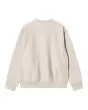 Sudadera holgada Carhartt WIP American Script Sweatshirt Blanco Lunar para hombre posterior