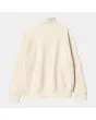 Sudadera con cremallera parcial Carhartt WIP American Script Natural para hombre posterior
