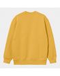 Sudadera Carhartt WIP Pocket Sweat amarilla para hombre posterior