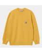 Sudadera Carhartt WIP Pocket Sweat amarilla para hombre