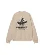 Sudadera Carhartt WIP Wiptopia Sweat color beige Wall Para hombre estampado posterior