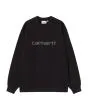 Sudadera Carhartt WIP W' Rivet Script Sweatshirt Negro-Plateado para mujer