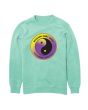 Sudadera  de cuello redondo Mission Ying Yang verde menta para chico 