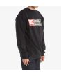 Sudadera sin capucha DC Shoes Density Zone negra para hombre derecha