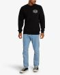 Hombre con Sudadera Deus Ex Machina Biarritz Address Negra frontal