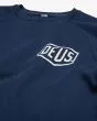Sudadera Deus Biarritz Address azul marino para hombre logo shield