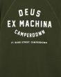 Sudadera DEUS Camperdown Address verde ciprés para hombre estampado dirección