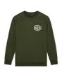 Sudadera DEUS Camperdown Address verde ciprés para hombre frontal