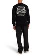 Hombre con Sudadera Deus Ex Machina Ever Seen Crew Negra espalda