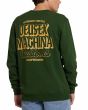 Hombre con Sudadera Deus Ex Machina Ever Seen Crew Hillside Green para hombre