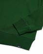Sudadera orgánica Deus Ex Machina Nice To See You Crew Hillside Green para hombre etiqueta