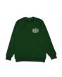 Sudadera Deus Ex Machina Tokyo Address Crew Verde para hombre