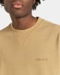 Hombre con sudadera Element Cornell 3.0 Khaki bordado