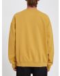 Sudadera de forro polar Volcom Animoscillator mostaza para hombre posterior