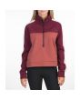 Mujer con Sudadera de cremallera parcial Hurley Therma Fleece Granate