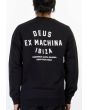 Hombre con Sudadera Deus Ex Machina Ibiza Address Crew Negra 