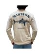 Hombre con Sudadera Mission Logo Tiburón Blanco Hueso Unisex 