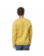 Hombre con Sudadera reciclada Patagonia Fitz Roy Icon Uprisal Crew Sweatshirt Amarilla Unisex posterior