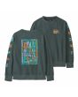 Sudadera Patagonia Kids Lightweight We All Need Verde para niños