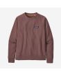 Sudadera de cuello redondo Patagonia P-6 Label Organic Crew Sweatshirt marrón para mujer 
